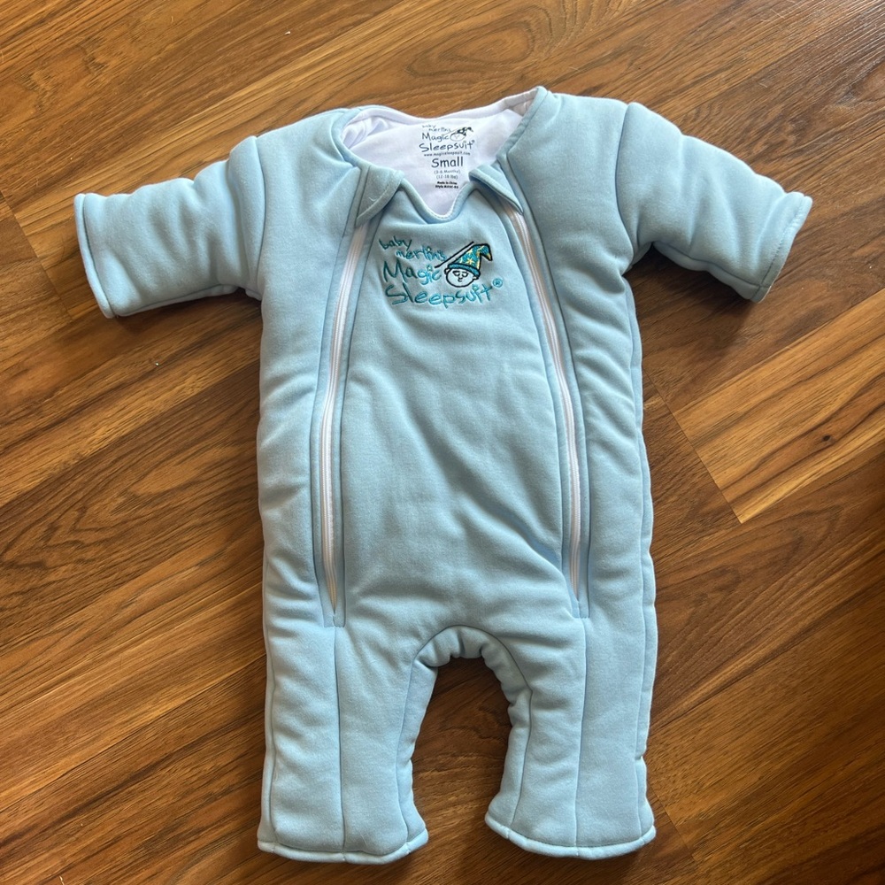 Baby Merlin's Magic Sleepsuit - Blue